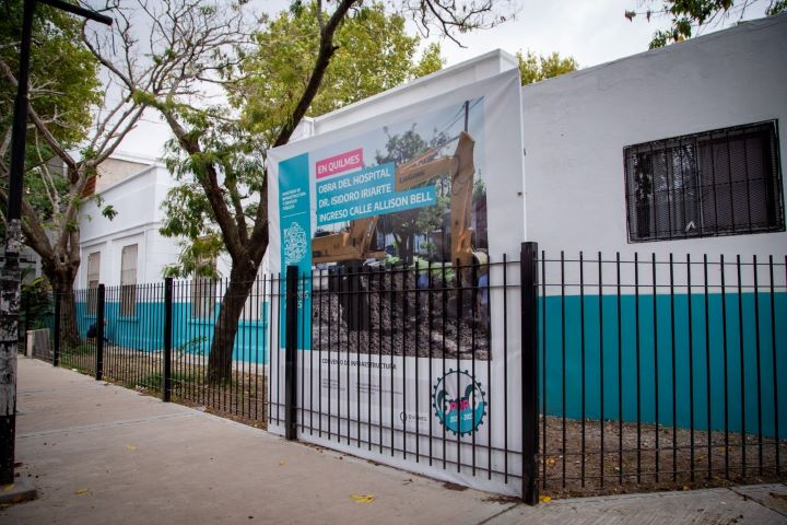 SIGUEN AVANZANDO LAS OBRAS DE REFACCIÓN INTEGRAL EN EL HOSPITAL ISIDORO IRIARTE