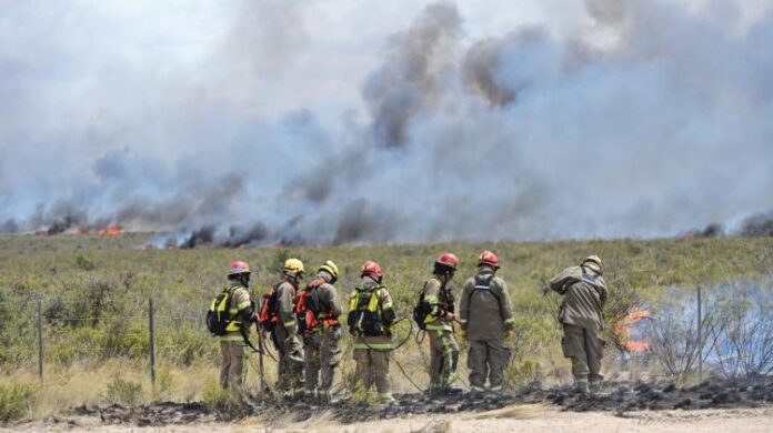INCENDIOS EN CHUBUT: ATAQUE A LA CASA COMÚN